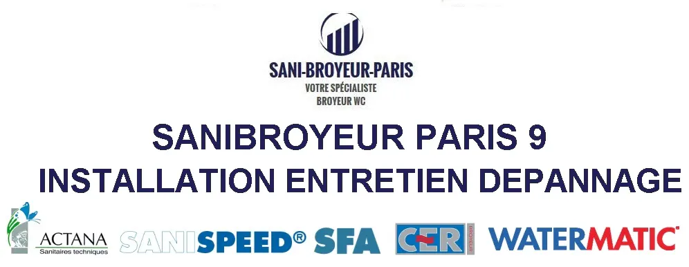 Logo sanibroyeur Paris 9